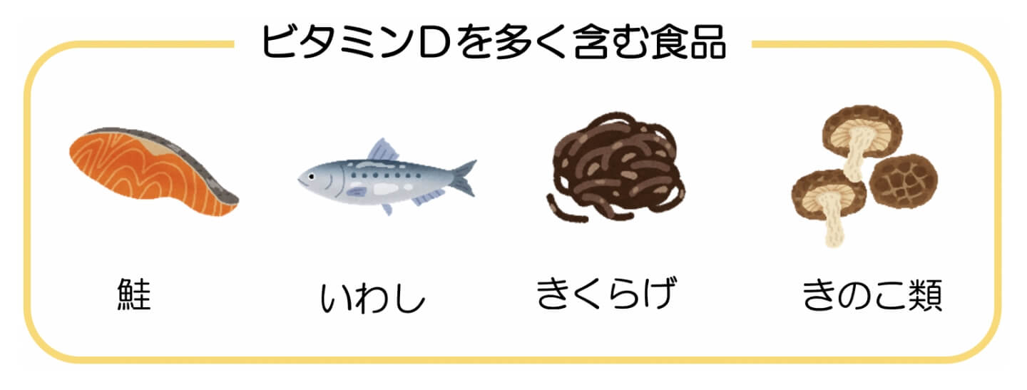 ビタミンDを多く含む食品